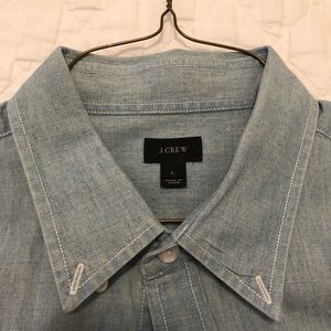 J. Crew button up. Short sleeve